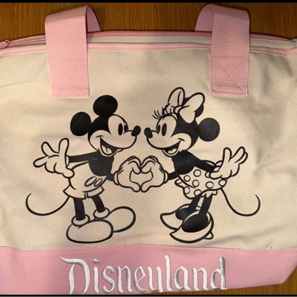 Disney Pink and Cream Mickey & Minnie Tote